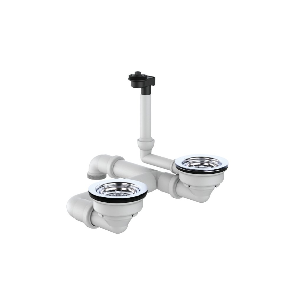 Bộ Xả Chậu 2 Hộc Hafele - 570.35.917