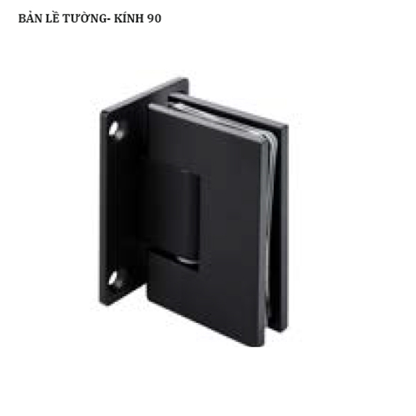 Bản lề Tường – Kính 90 độ màu đen Hafele - 981.77.901