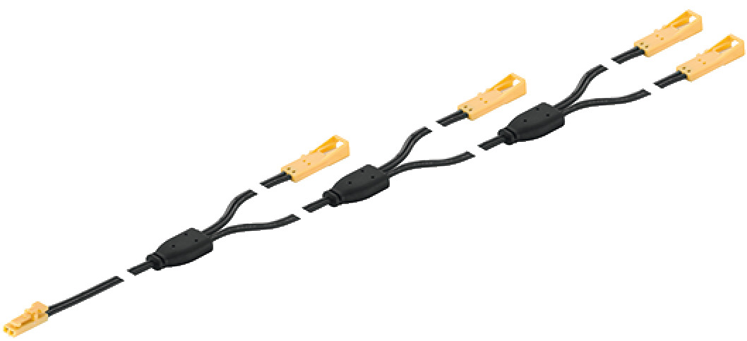Dây Nối Chia 4 Đèn 12V Hafele - 833.74.773