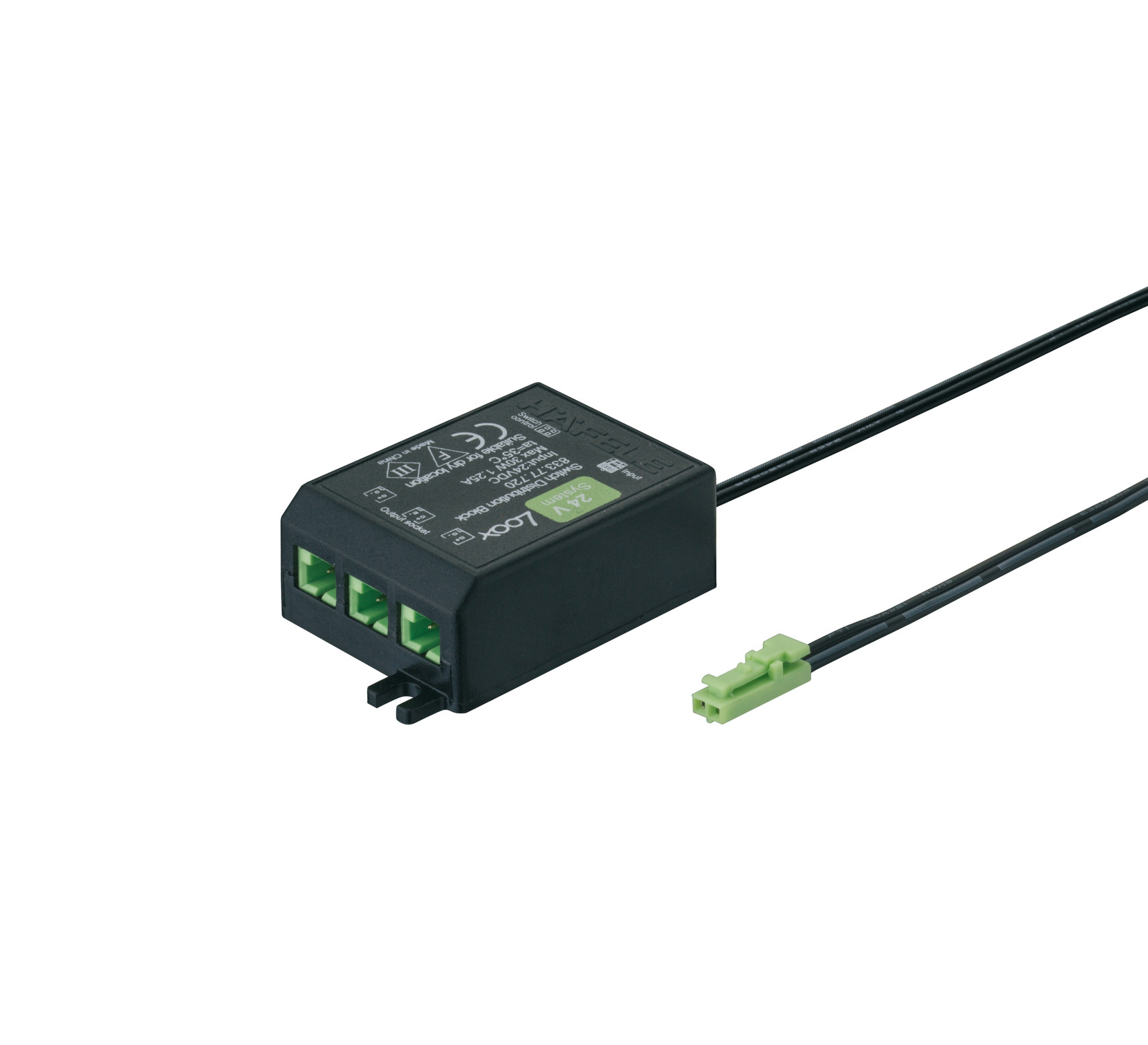 Bộ chia 3, có công tắc, 24 V – Loox - 833.77.723