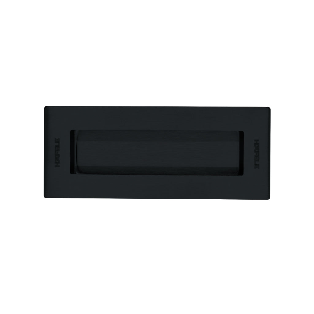 Tay nắm âm 125x51 Hafele DIY, đen mờ - 489.72.136