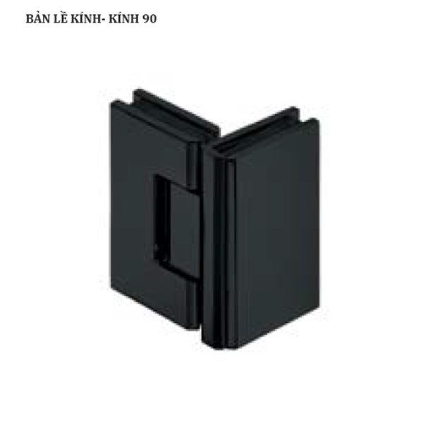 Bản lề Kính – Kính 90 độ màu đen Hafele - 981.77.907