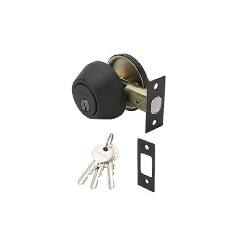 Khóa cóc 1 đầu chìa, 1 đầu vặn Hafele, màu đen - 911.83.567