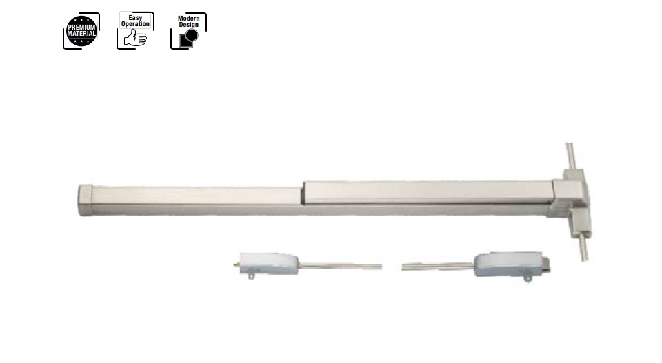 Thanh Thoát Hiểm Hafele Cho cửa 2400x900mm - 911.52.134