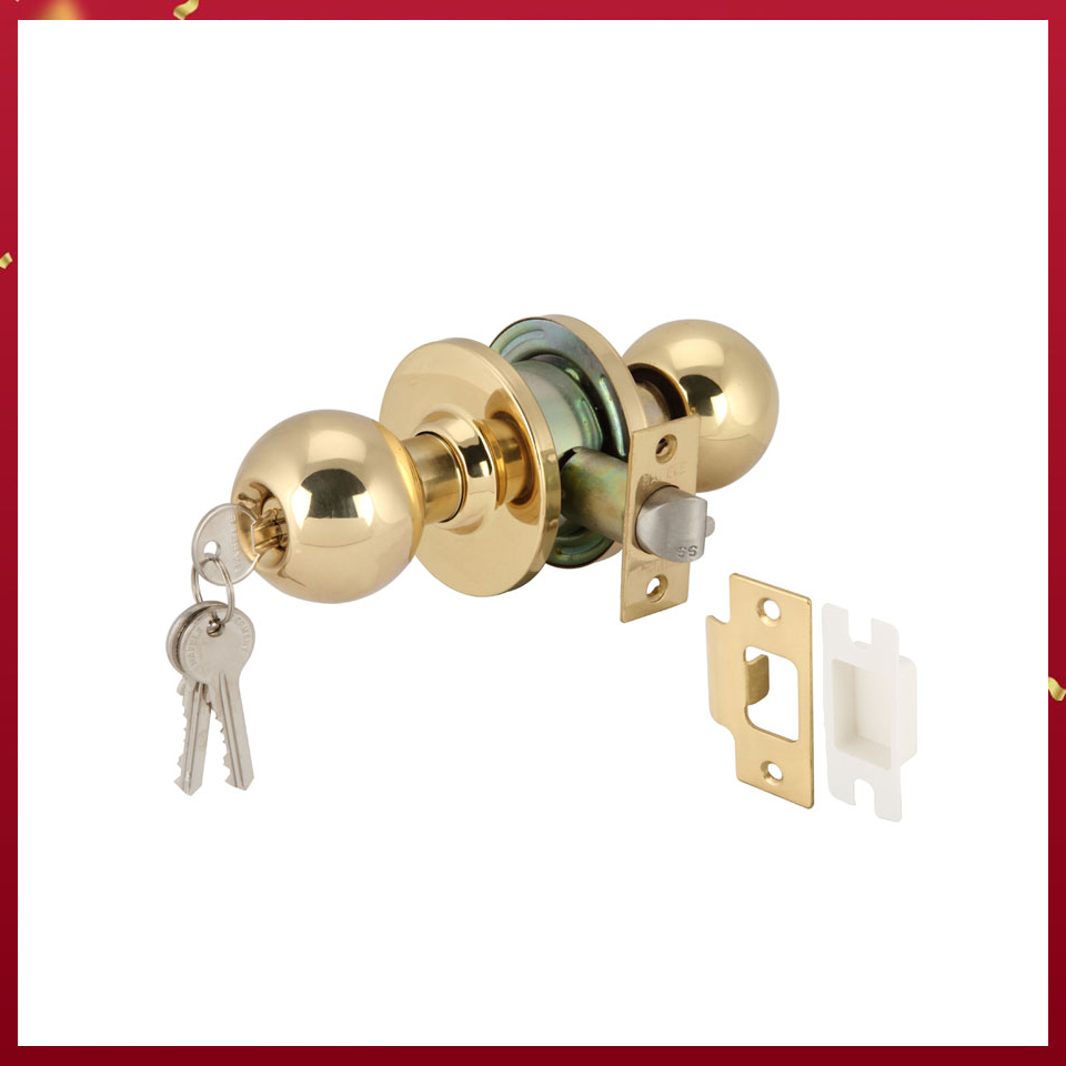 Khóa Tay Nắm Tròn Cửa Chính Loại Lớn 60mm Hafele - 911.64.267
