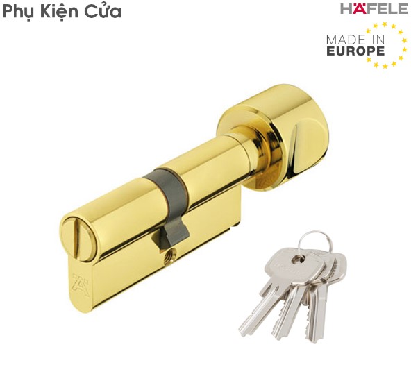 Ruột Khóa 1 Đầu Chìa 1 Đầu Vặn 81mm Hafele - 916.01.068