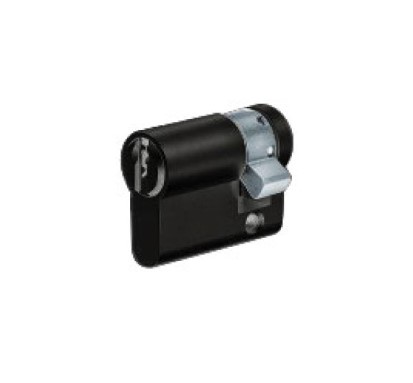 Ruột khóa một đầu chìa Hafele màu đen 45.5mm - 916.08.408
