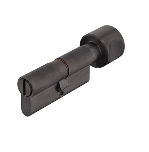 Ruột khóa Hafele màu đen dùng cho cửa WC dài 101mm - 916.08.468