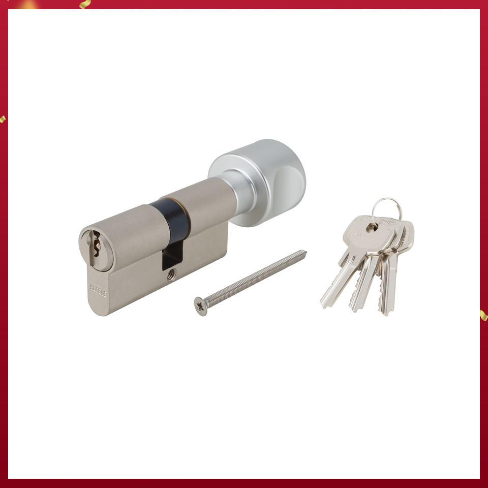 Ruột Khóa 1 Đầu Chìa 1 Đầu Vặn 91mm Hafele - 916.08.505