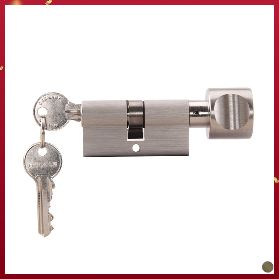 Ruột Khóa 1 Đầu Vặn 1 Đầu Chìa 60mm Hafele - 916.96.305