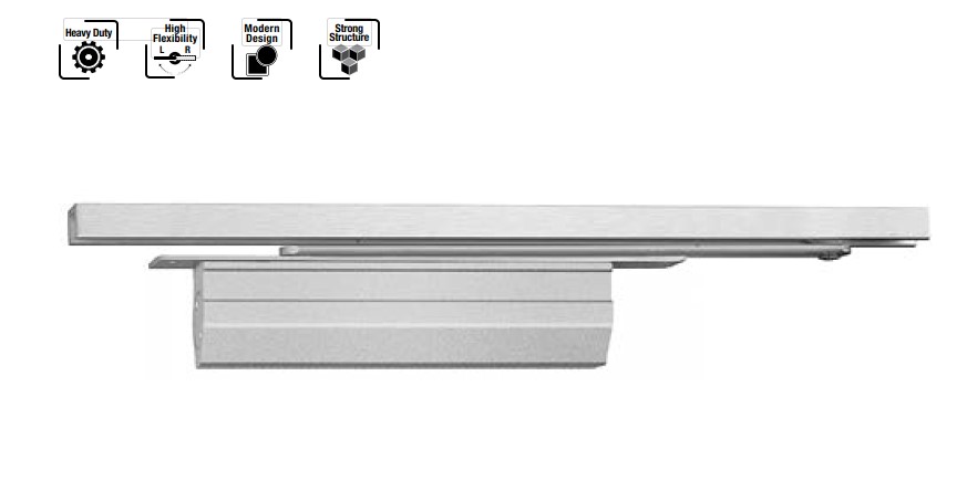 Thiết bị đóng cửa tự động âm DLC34 EN4 Hafele 80kg - 931.84.059