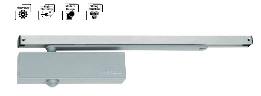 Thiết bị đóng cửa tự động DCL61 80Kg DCL55 Hafele - 931.84.139