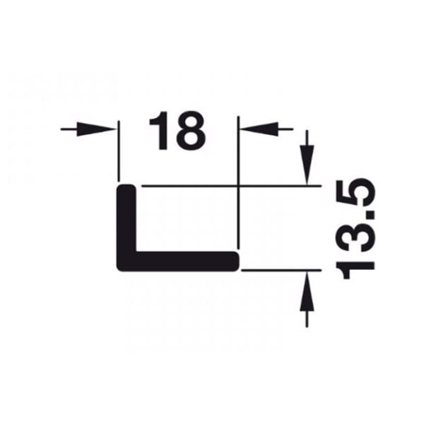 Ray trượt trên Hafele 2000mm - 940.42.920