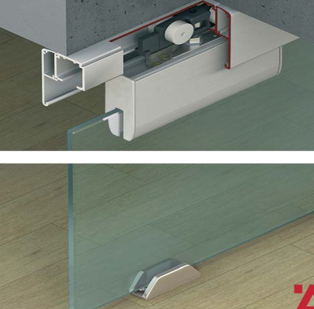 Phụ Kiện Cửa Trượt Kính Slido Classic 120N Hafele - 941.25.125