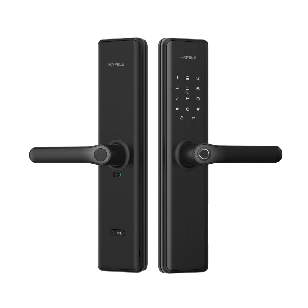 Khóa điện tử Hafele DL7600 (Đã bao gồm Pin), đen mờ - 912.20.230