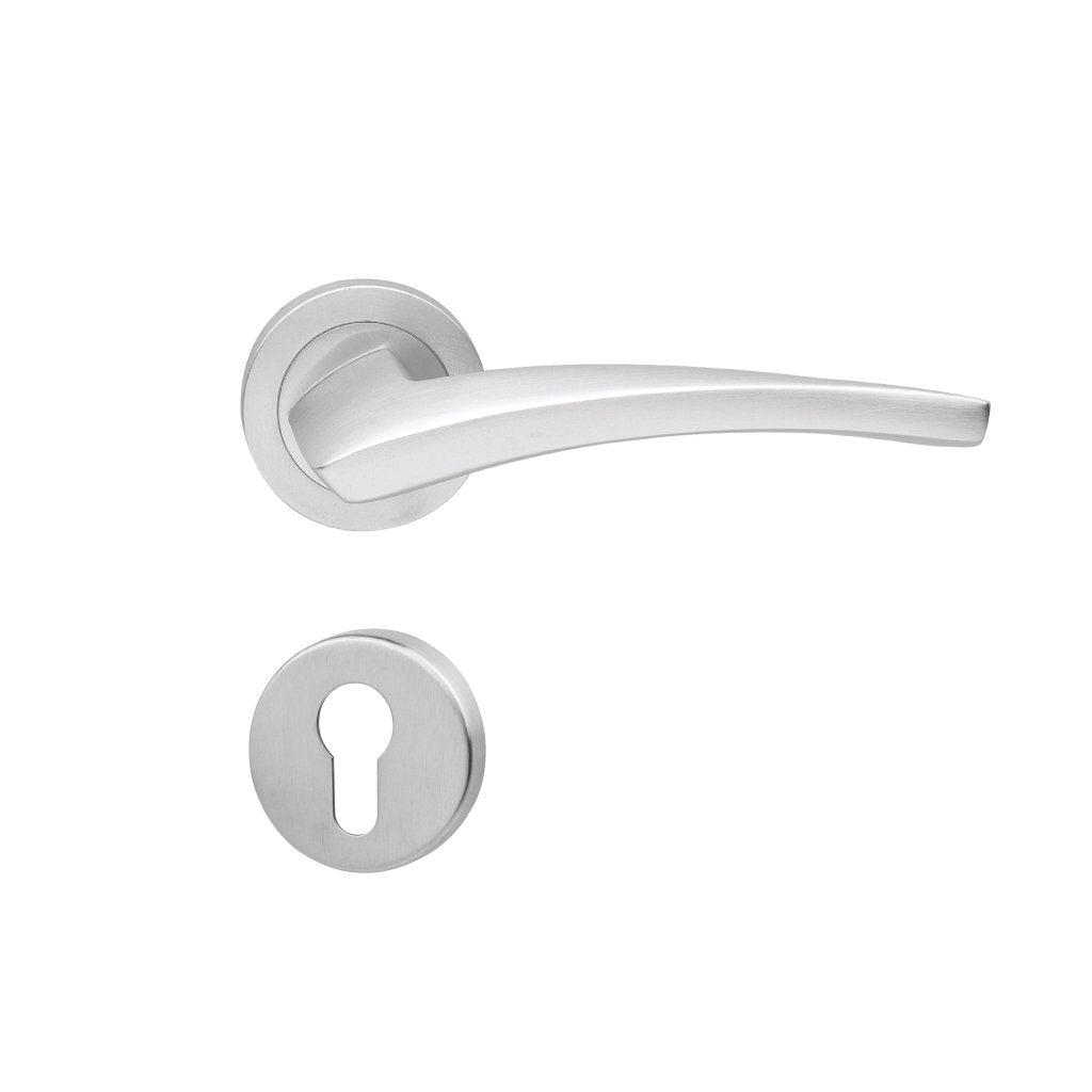 Tay nắm gạt nắp chụp tròn Hafele Dune, chrome mờ - 901.99.926