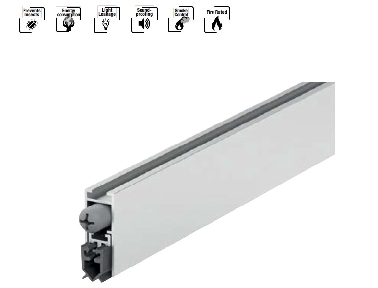 Thanh chắn bụi tự động DDS12 1030mm Hafele - 950.05.344