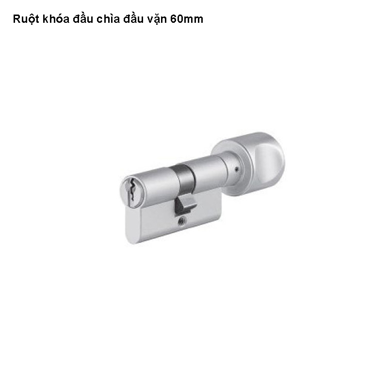 Ruột khóa 1 đầu chìa 1 đầu vặn dài 60mm - 916.96.307