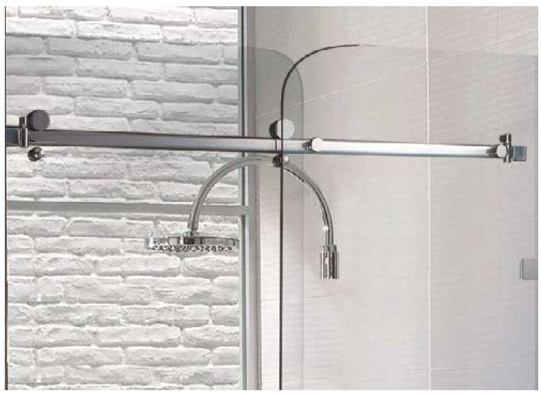 Cửa Trượt Phòng Tắm Kính Oval Hafele - 981.06.320