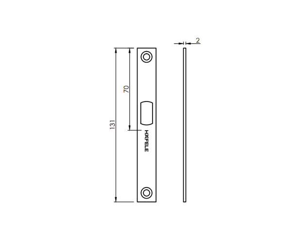 Bas Tường Mở Xoay Hafele - 981.59.040