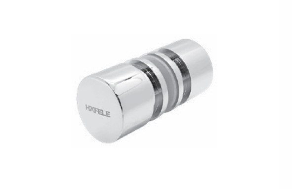 Tay nắm cho cửa kính Hafele Chrome bóng - 981.71.132