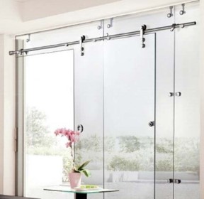 Bas treo cuối gắn tường, Cho cửa trượt kiểu nhà kho Hafele - 981.71.181