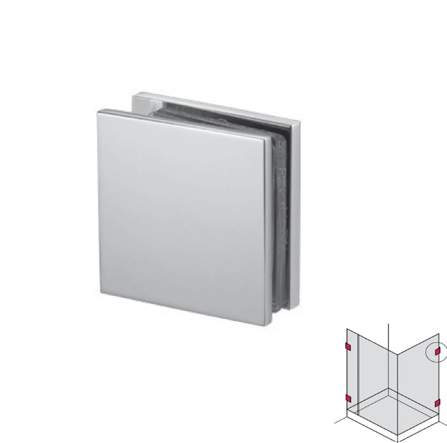 Kẹp Kính Tường 90º Phòng Tắm Kính Hafele - 981.77.918