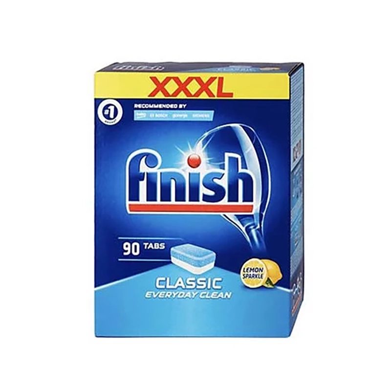 Viên rửa chén Finish Classic hương chanh - 90 viên