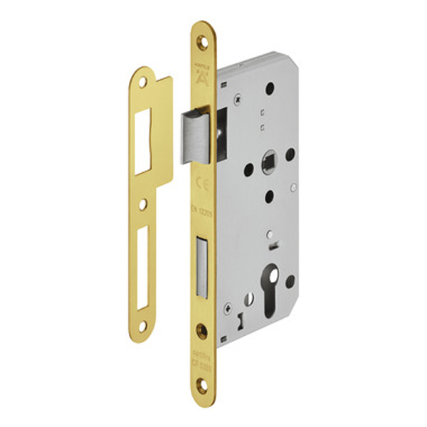 Thân khóa Hafele E55/72A Đồng bóng - 911.02.154