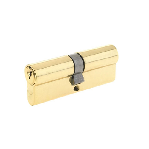 Ruột Khóa 2 Đầu Chìa 65mm Hafele Đồng bóng - 916.96.601