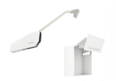 Tay Nâng Free Fold Short H6fs Nắp Trắng Hafele - 493.05.899
