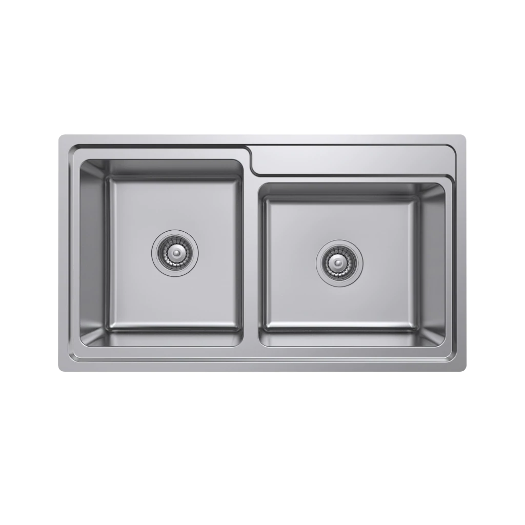 Chậu inox Hafele HS20-SSN2S90L - 567.20.546