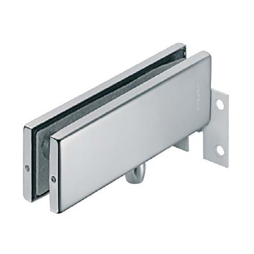 Kẹp kính trên khung gắn tường Hafele - Inox bóng - 981.00.666