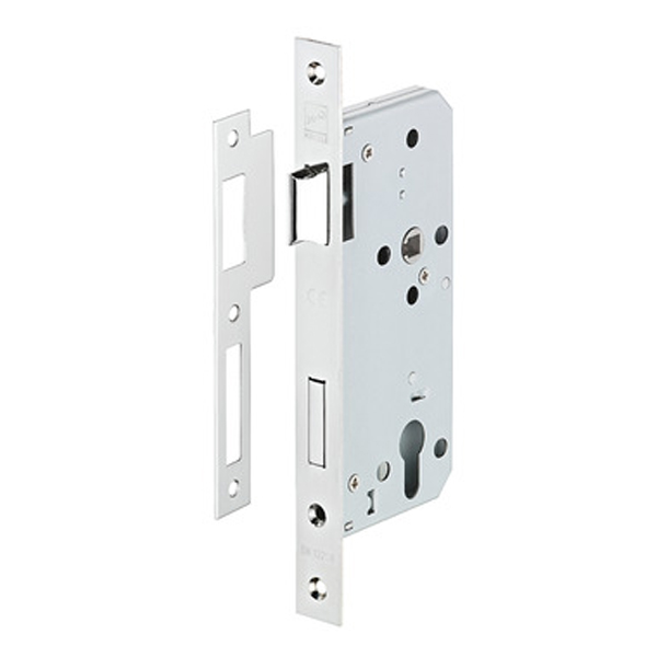 Thân khóa lưỡi gà chốt chết Hafele Inox mờ - 911.02.165