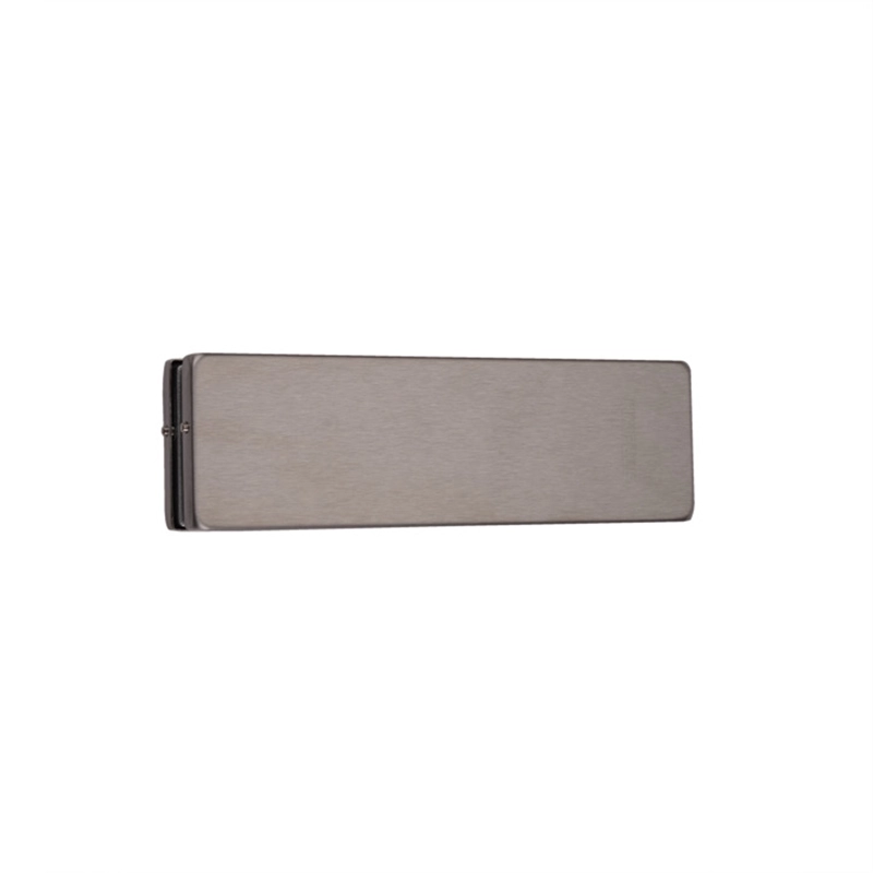 Kẹp kính dưới Hafele, inox mờ - 981.50.010