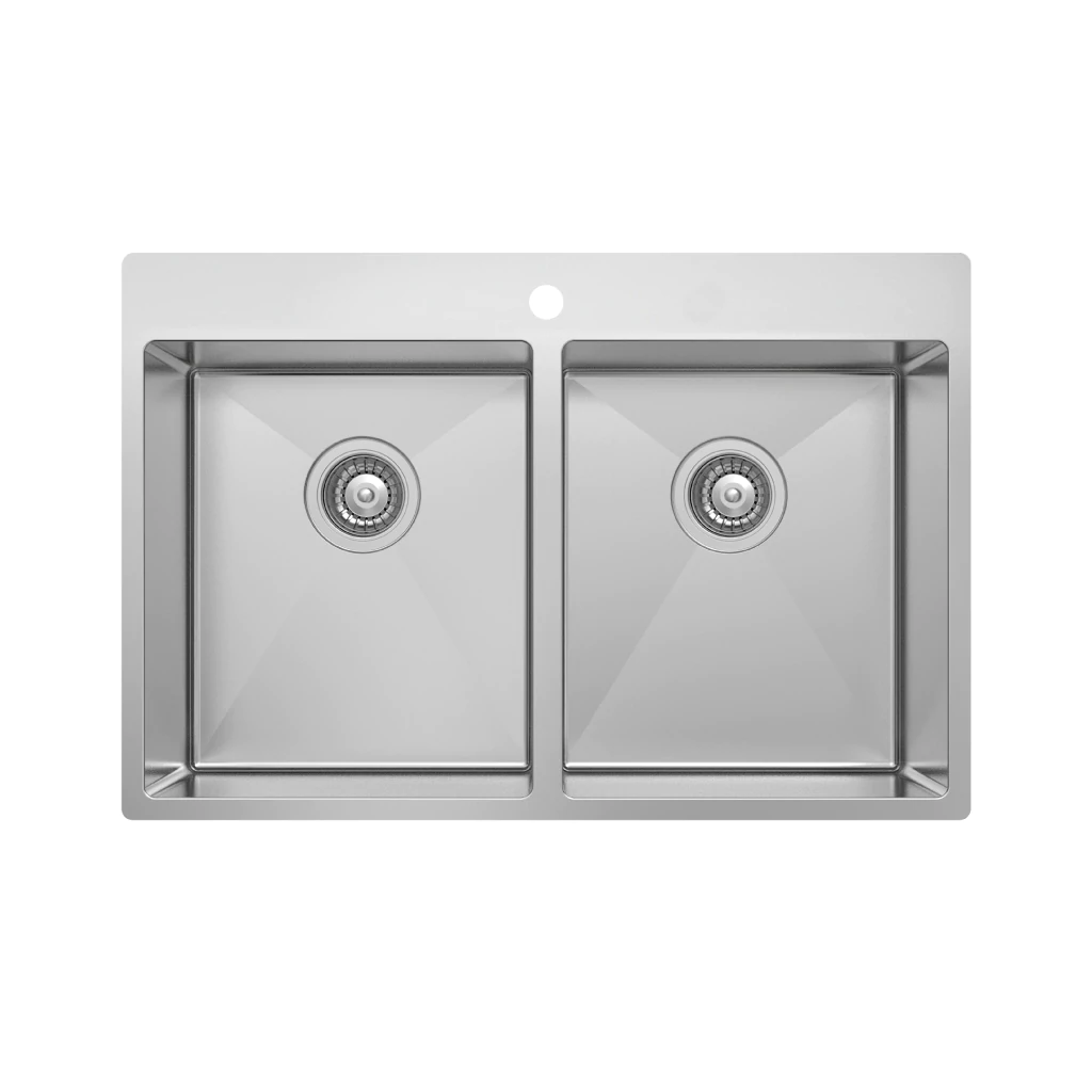 Chậu inox Hafele HS20-SSN2S90 - 567.20.537