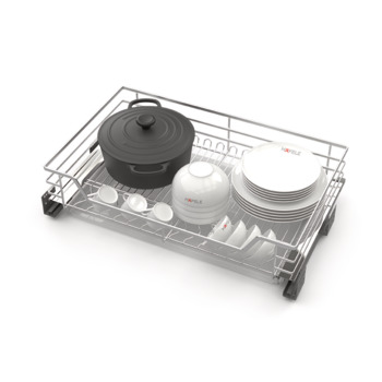 Bộ rổ chén đĩa - Hafele Kosmo Cappella, Kèm ống đựng đũa - 549.08.153