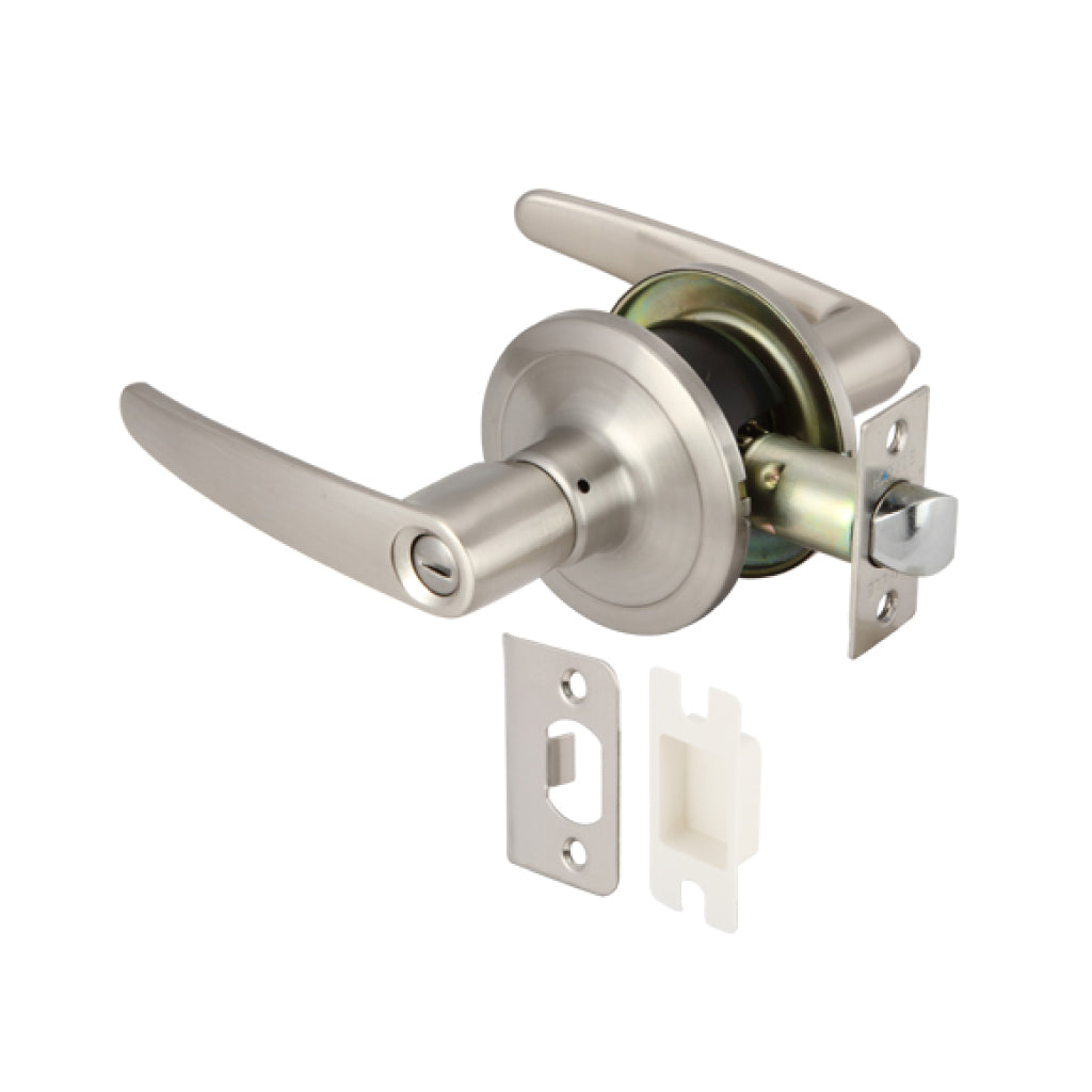 Bộ khóa tay nắm cửa toilet Hafele DIY, niken mờ - 489.10.190