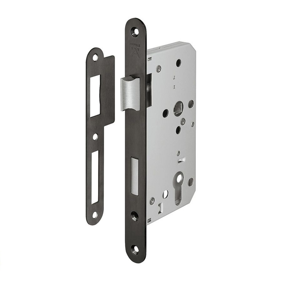Thân khóa lưỡi gà và chốt chết E55/72A Hafele - 911.25.100
