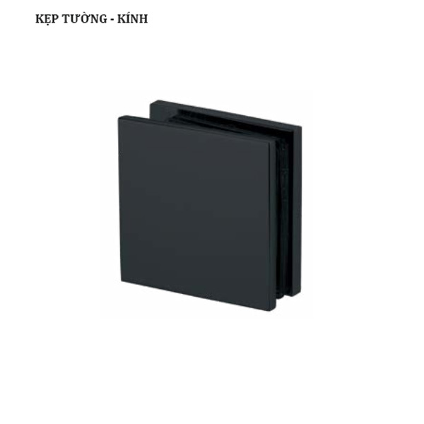 Kẹp Tường – Kính 90 độ màu đen Hafele - 981.77.919
