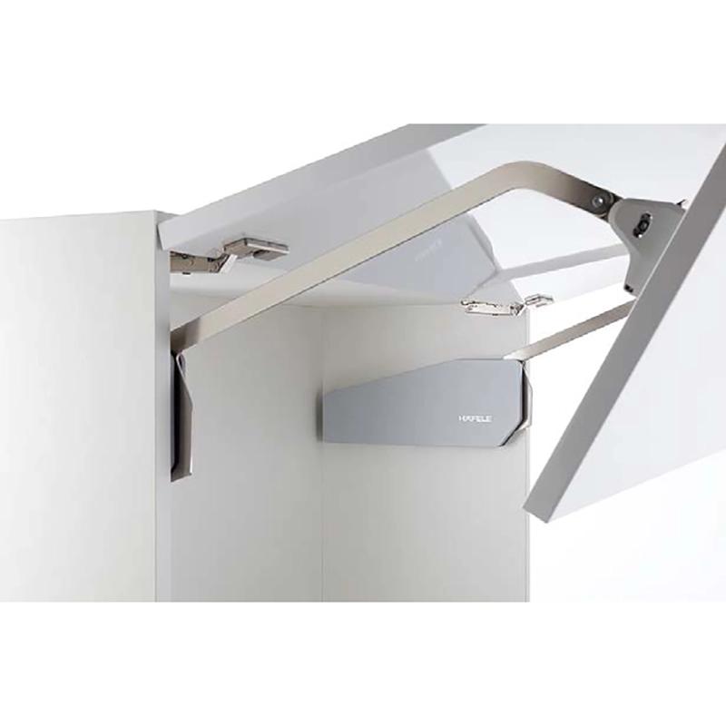 Tay nâng Hafele Free fold, F5fs, 10.2–17.2 kg, cao 650–730 mm, màu xám - 493.05.735