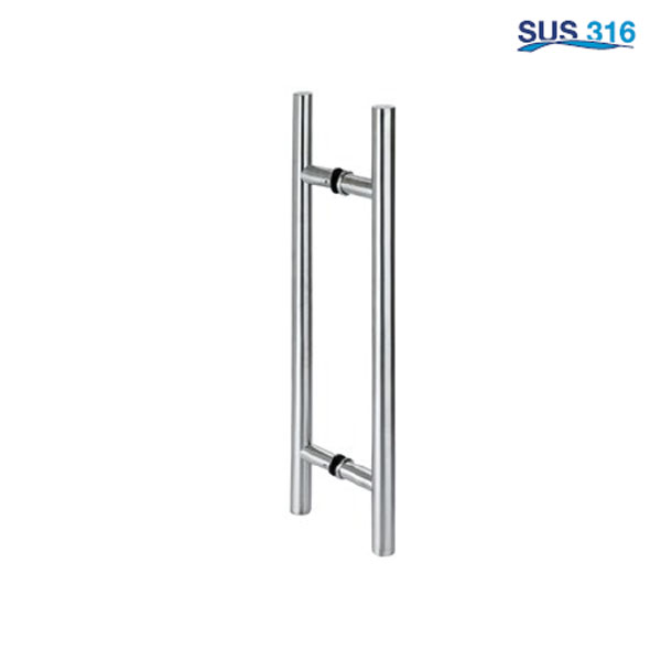 Tay nắm kéo chữ H L600mm Inox 316 Hafele - 903.01.843