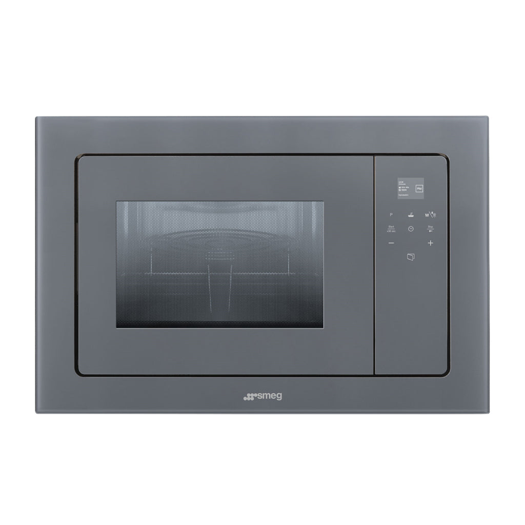 Lò vi sóng kết hợp nướng, LINEA, mặt kính bạc FMI120S2 - 536.34.192