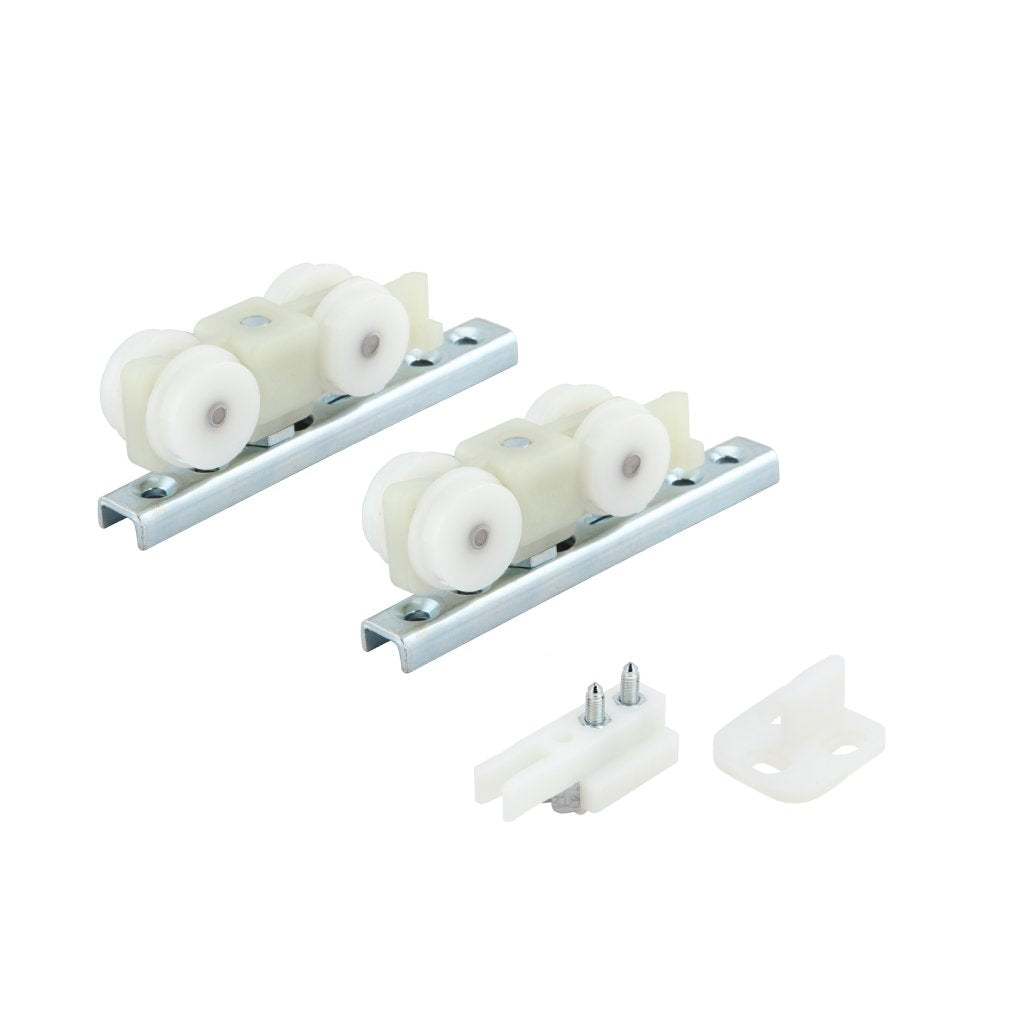 Bộ phụ kiện cửa trượt Hafele silent 100B (100kg) lắp âm