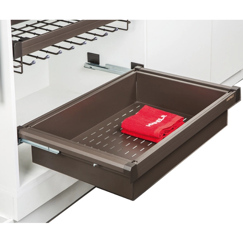 Rổ bằng kim loại Hafele 600mm, màu trắng - 807.95.851
