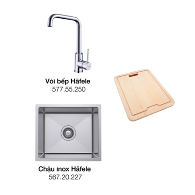 Combo chậu và vòi bếp Hafele Pro 9 - 567.20.229