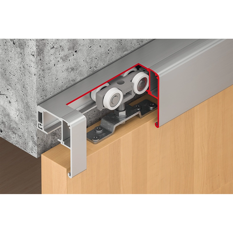Phụ kiện cửa trượt Hafele Slido Classic 120-P, giảm chấn 2 bên - 941.02.039