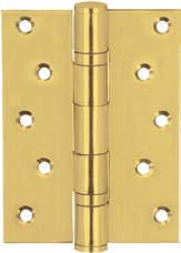 Bản lề lá inox 127x89x3mm 2 vòng bi - Đồng bóng PVD