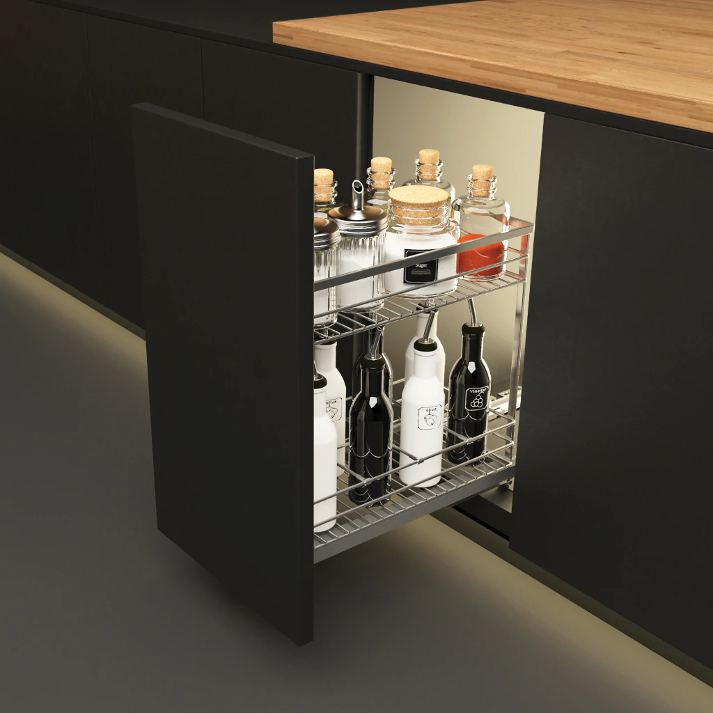 Bộ rổ gia vị - Cucina Sonata 350mm - Inox 304 - 549.20.034