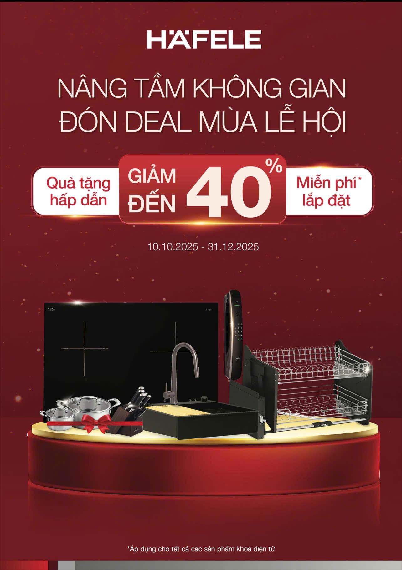 TẾT RỘN RÀNG - NGẬP TRÀNG KHUYẾN MÃI CÙNG HAFELE